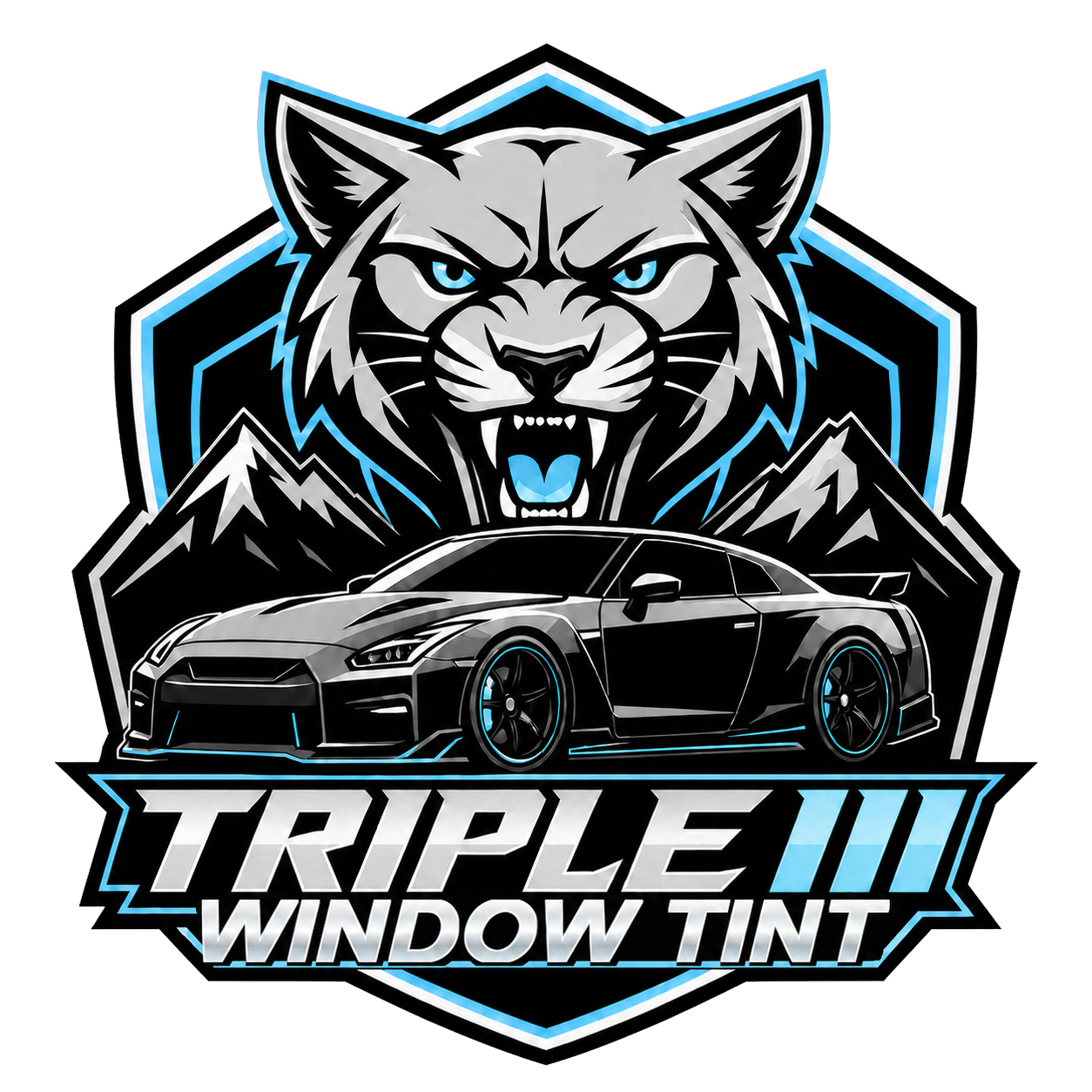 Triple III Window Tint logo